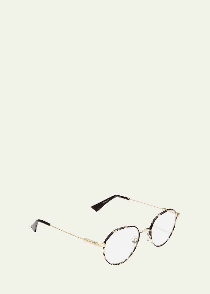 The Book Club Sweater Wharf Abyss Round Metal Reading Glasses