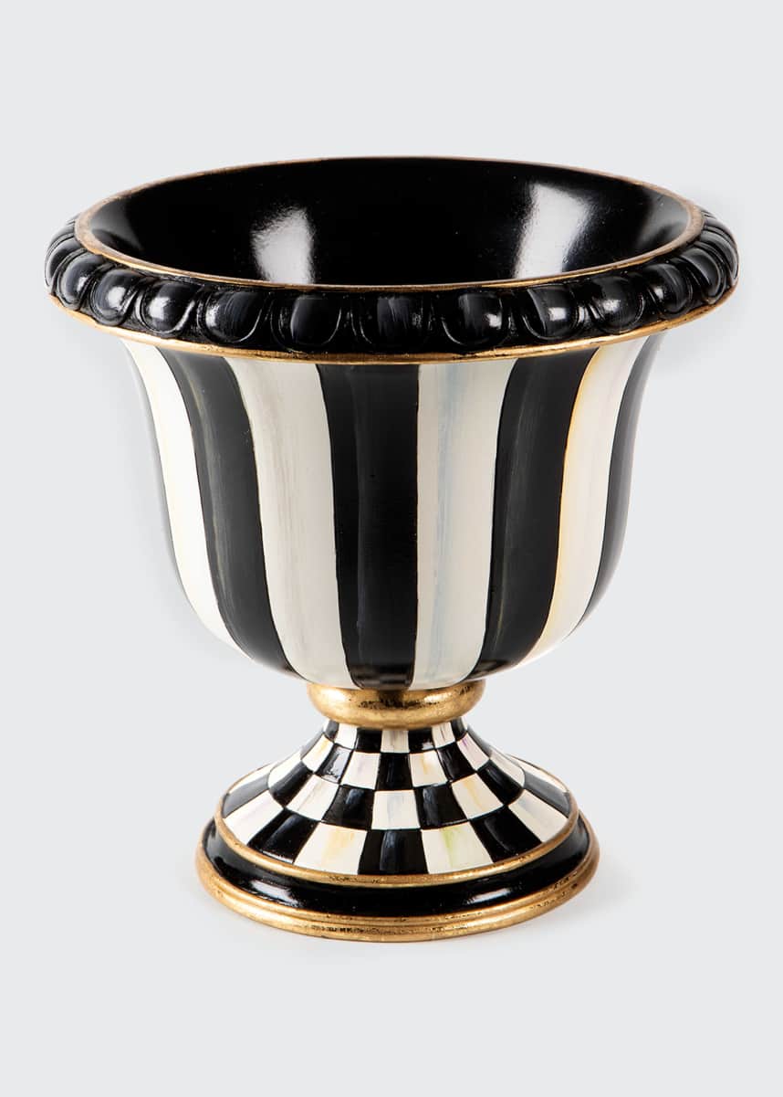 MacKenzie-Childs Courtly Stripe Tabletop Urn