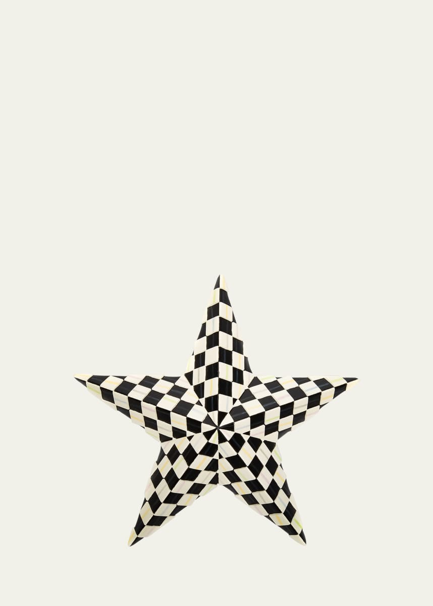 MacKenzie-Childs Courtly Check Barn Star