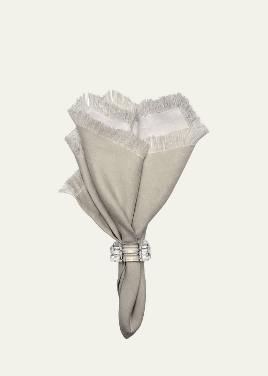 Tina Chen Designs Double-Sided Fringe Napkin