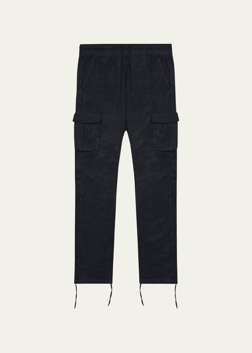John Elliott Men's Cotton Sateen Cargo Pants