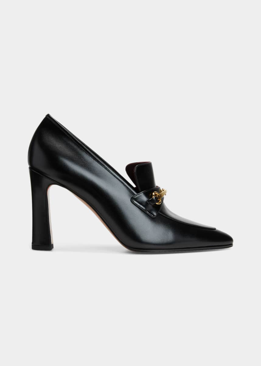 Calfskin Chain Heeled Loafers by THE ROW, available on bergdorfgoodman.com for $1190 Kendall Jenner Shoes SIMILAR PRODUCT