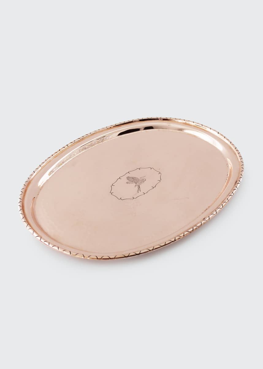 Coppermill Kitchen Antique RARE English Hugh Wallis Tray, Late 19th Century