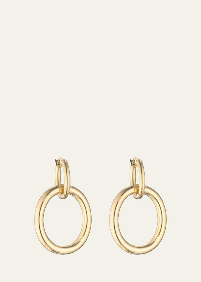 FARAONE MENNELLA by R.F.M.A.S. Mama 18k Gold Link Earrings