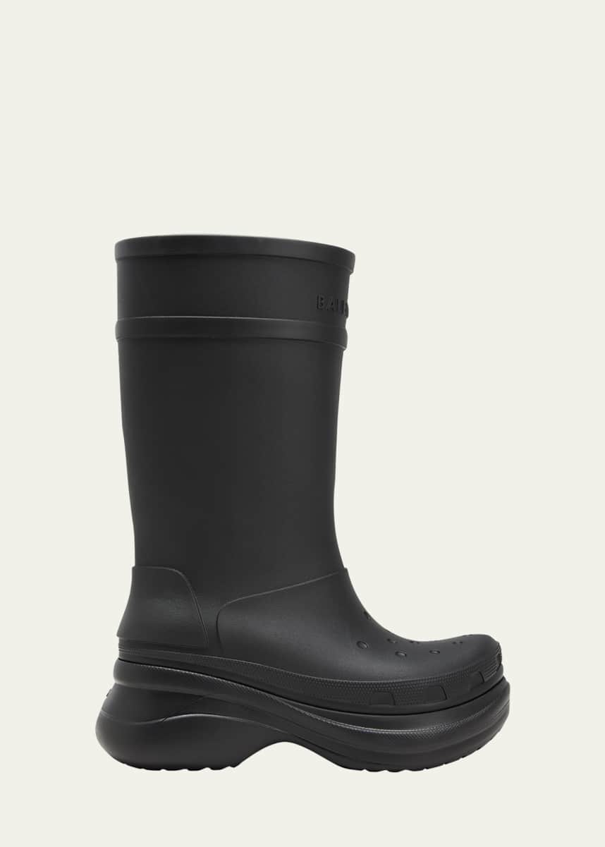 Balenciaga x Crocs™ Men's Tonal Rubber Rain Boots