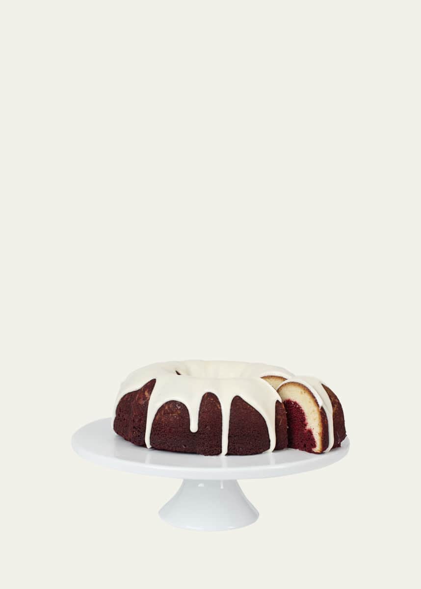PM Delights Red/White Velvet Bundt Cake