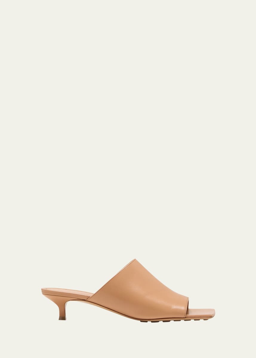 Bottega Veneta Canvas Patch Mule Flat Sandals - Bergdorf Goodman