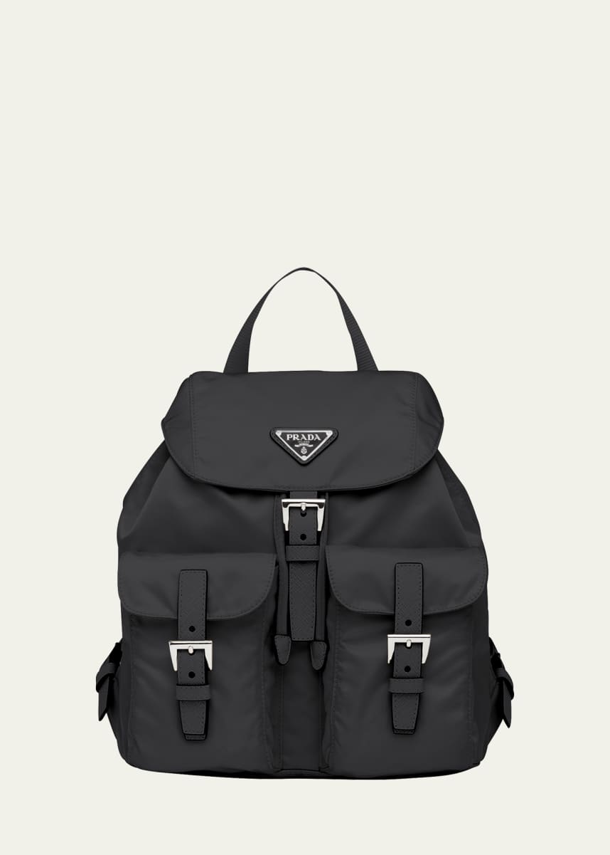Mini Geo Pattern Zipper Backpack, Women's Trendy Faux Leather