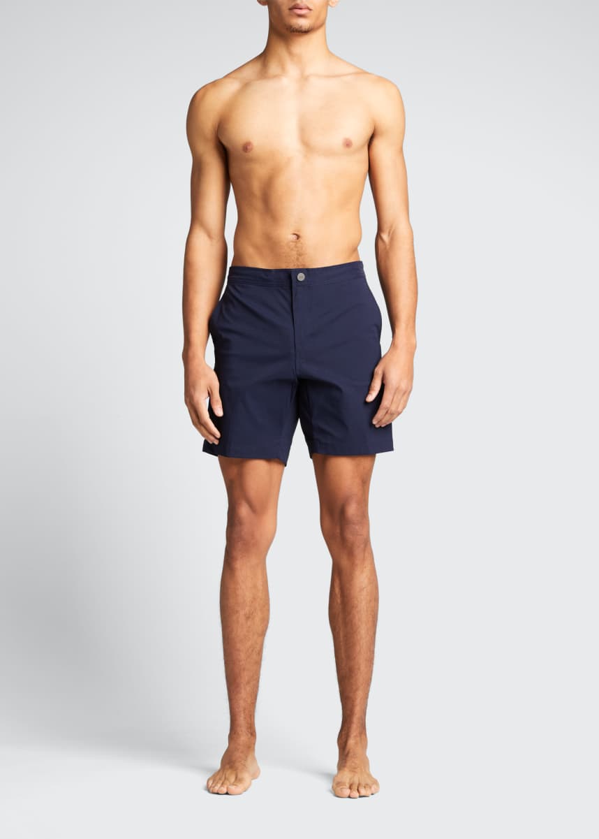 Men Swimwear Shorts Camouflage Shorts Beach Trunks Pants Stretchy Printed Shorts 