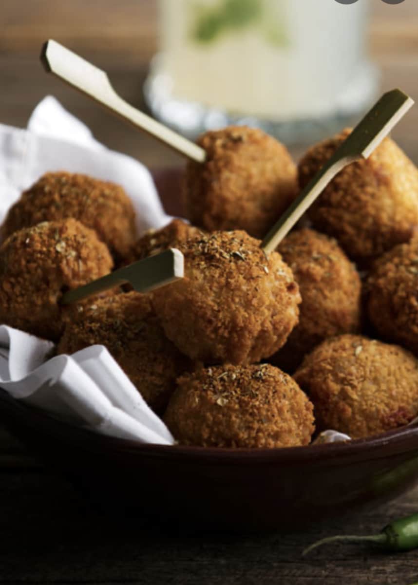 The Cajun Turkey Co Bacon Cheeseburger Stuffed Hushpuppies