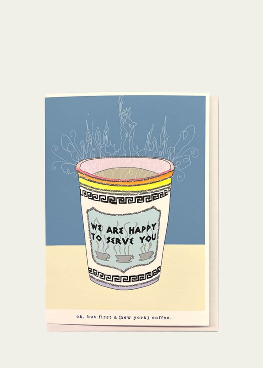 Verrier Ok, But First A (New York) Coffee Card