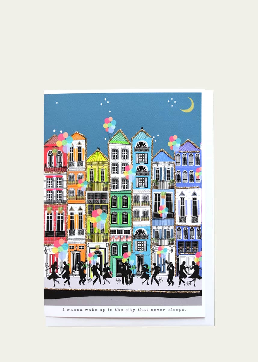 Verrier I Wanna Wake Up In The City That Never Sleeps Card