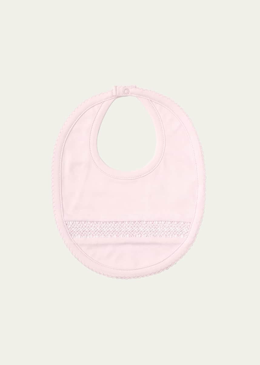 Kissy Kissy Girl's Hand-Smocked Pima Cotton Baby Bib