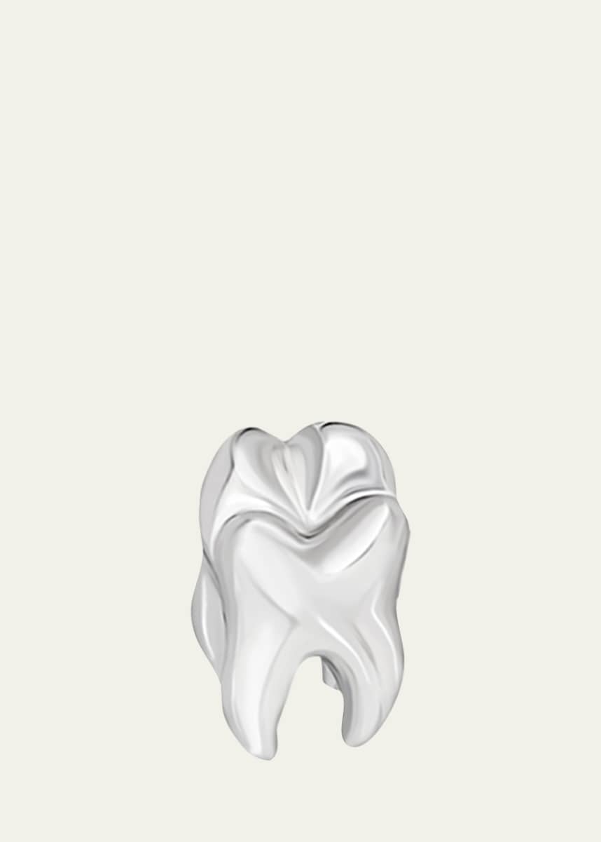 Fils Unique Men's Sterling Silver Golden Tooth Cufflinks