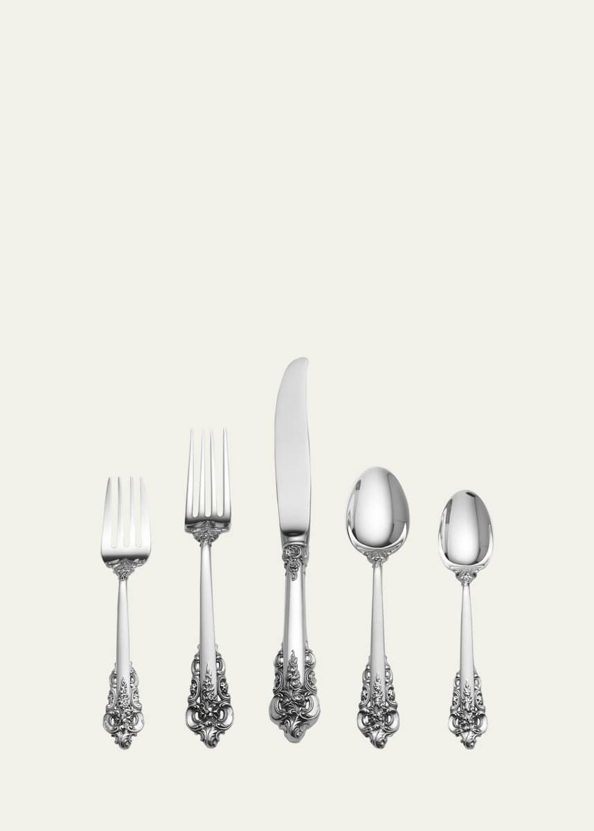 Wallace Silversmiths Grande Baroque 5-Piece Dinner Setting