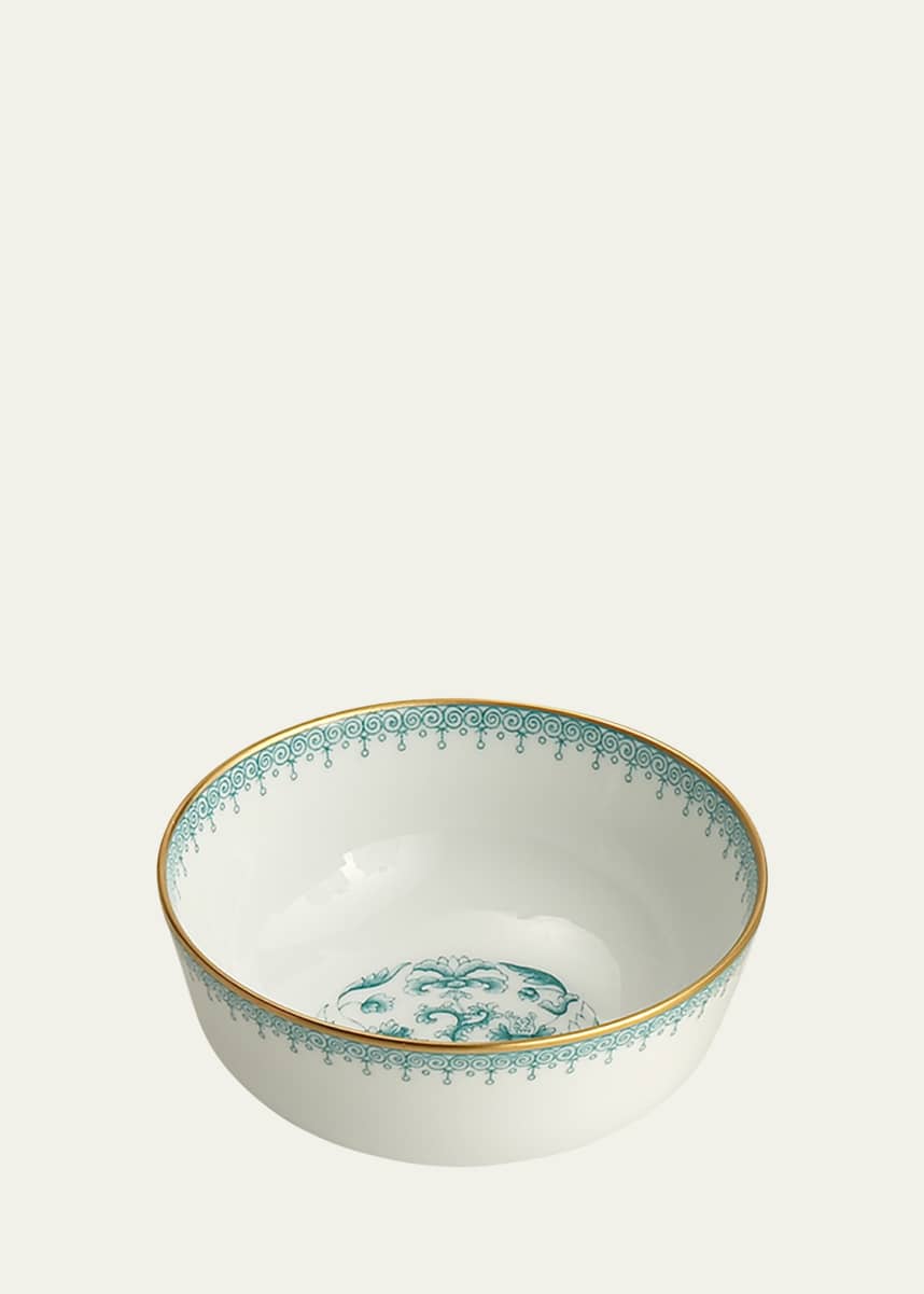 Mottahedeh Green Lace Dessert Bowl