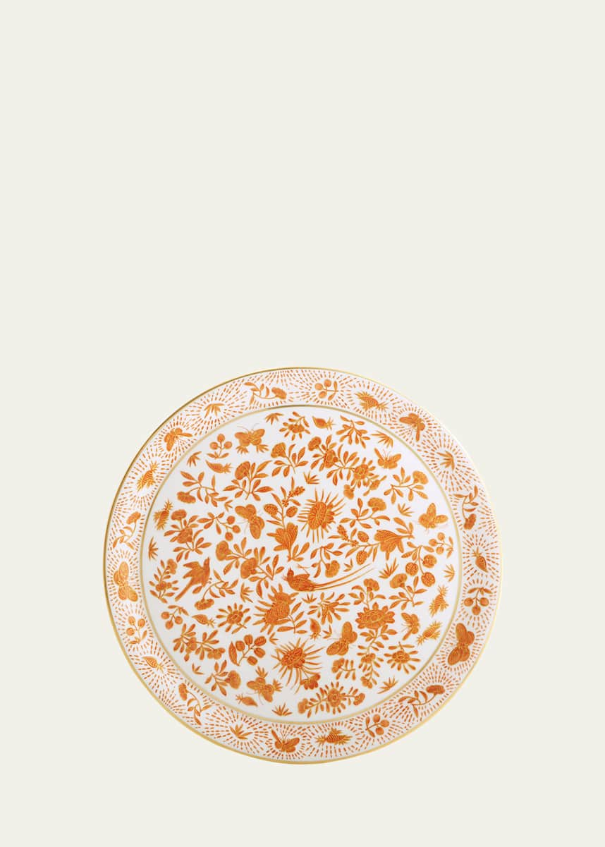 Mottahedeh Sacred Bird & Butterfly Cake Plate