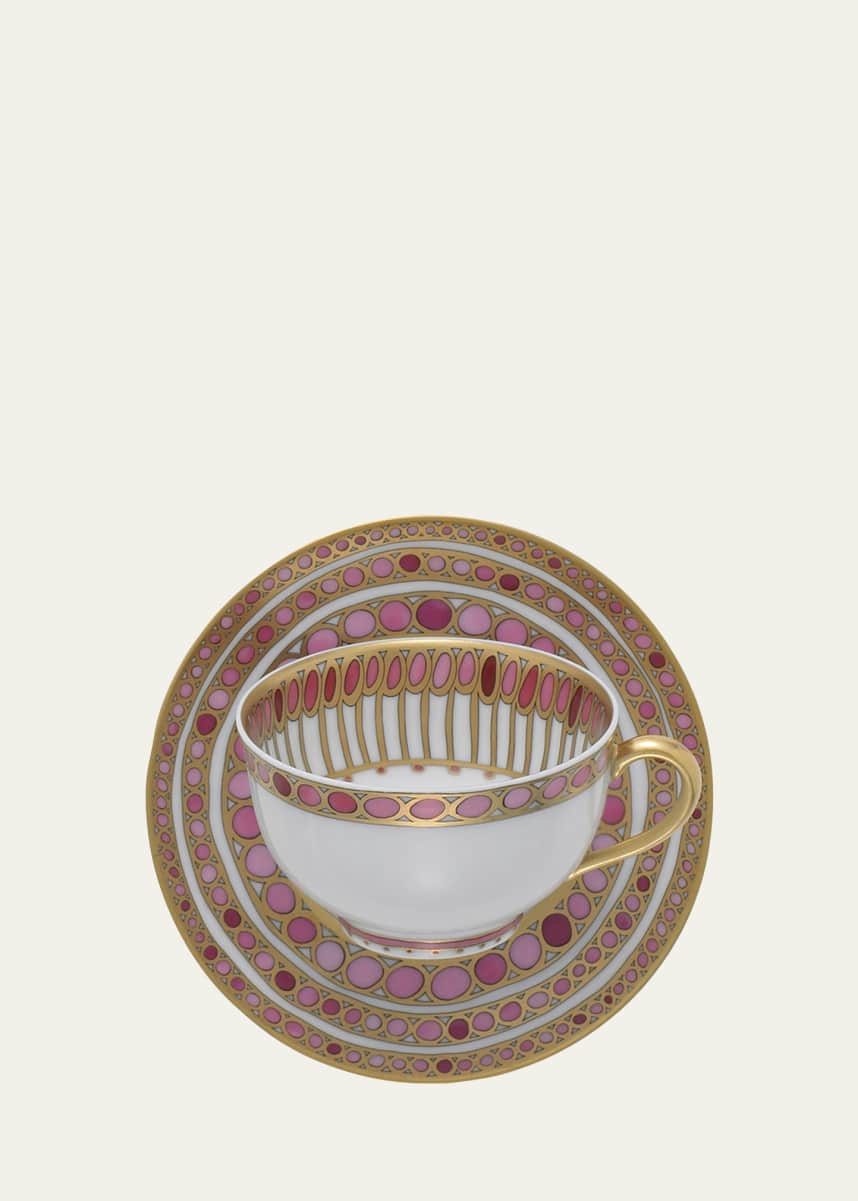 Haviland & Parlon Syracuse Rose Tea Cup & Saucer
