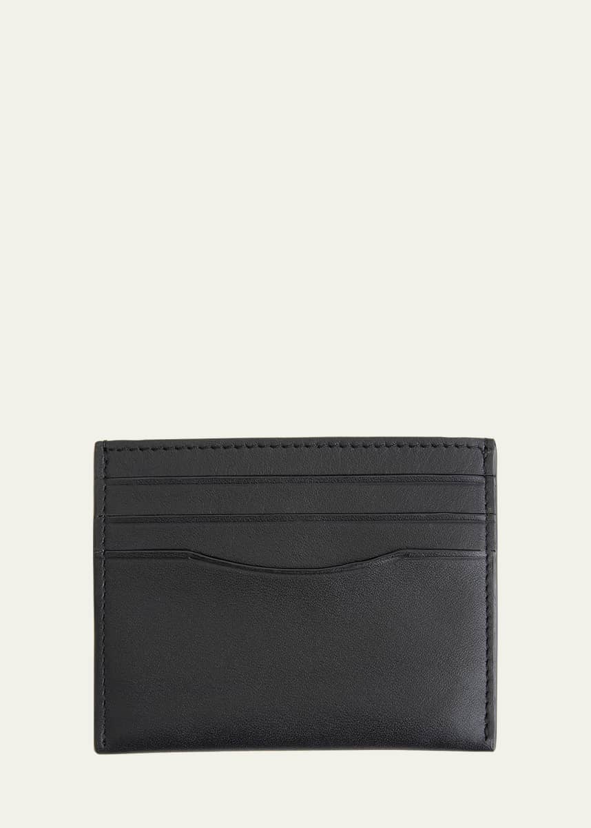 ROYCE New York Personalized Leather RFID Blocking Minimalist Card Case