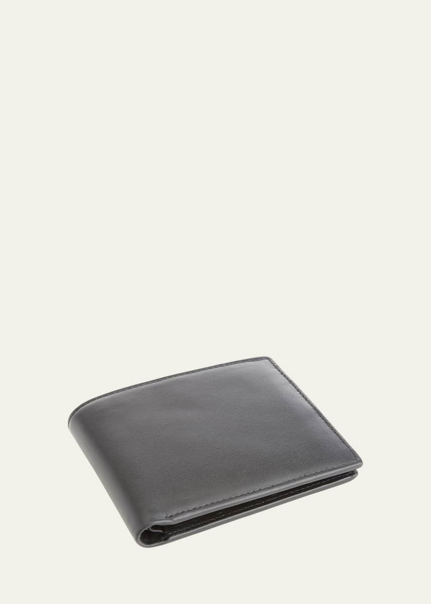 ROYCE New York Personalized Leather RFID-Blocking Trifold Wallet