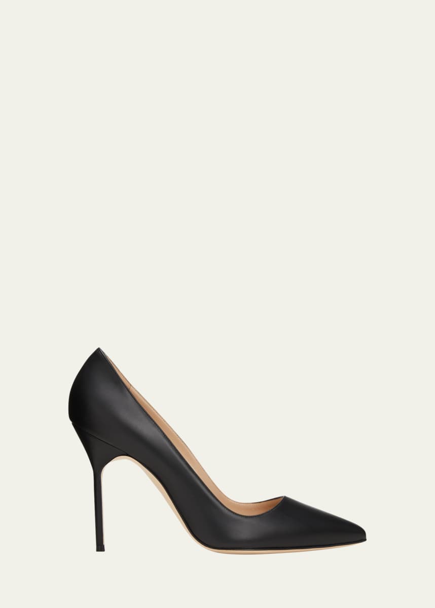 Manolo Blahnik BB 105mm Leather Pumps
