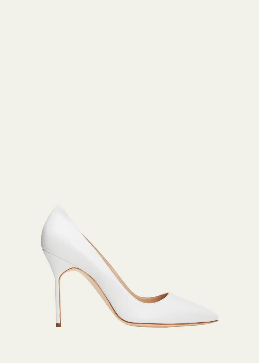 Manolo Blahnik BB 105mm Leather Pumps