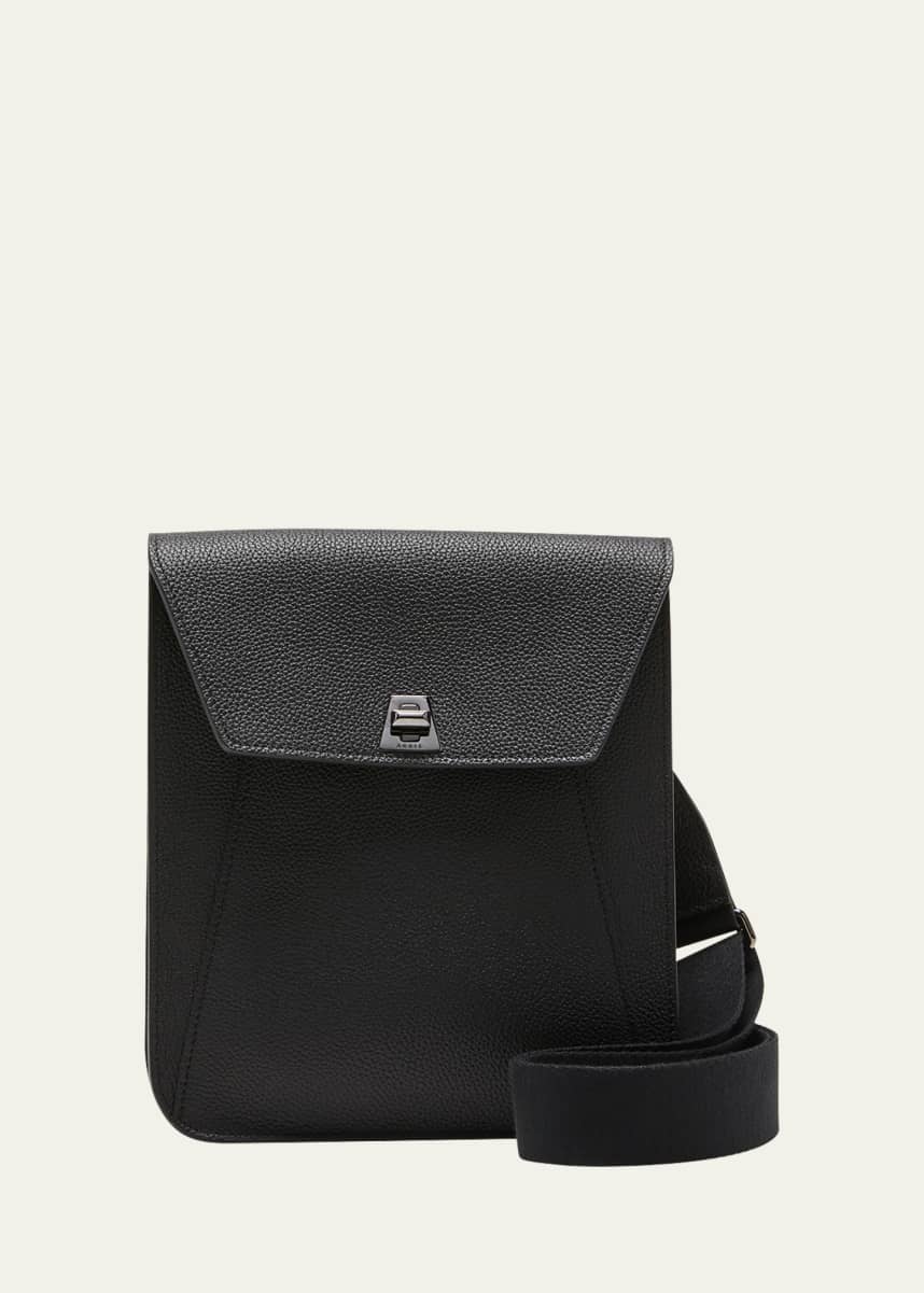 Akris Anouk Small Leather Messenger Bag