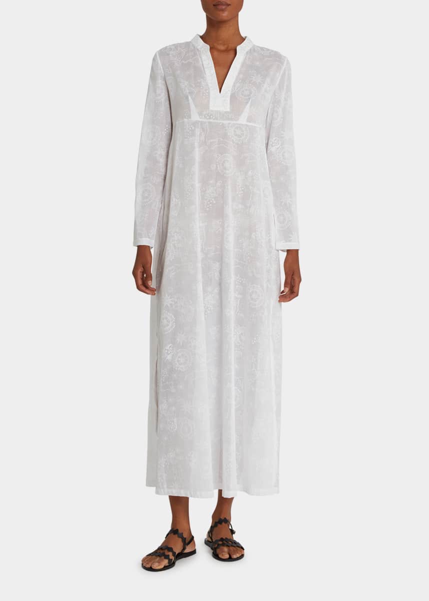 EMPORIO SIRENUSE Kadhi Mushroom Motif Caftan