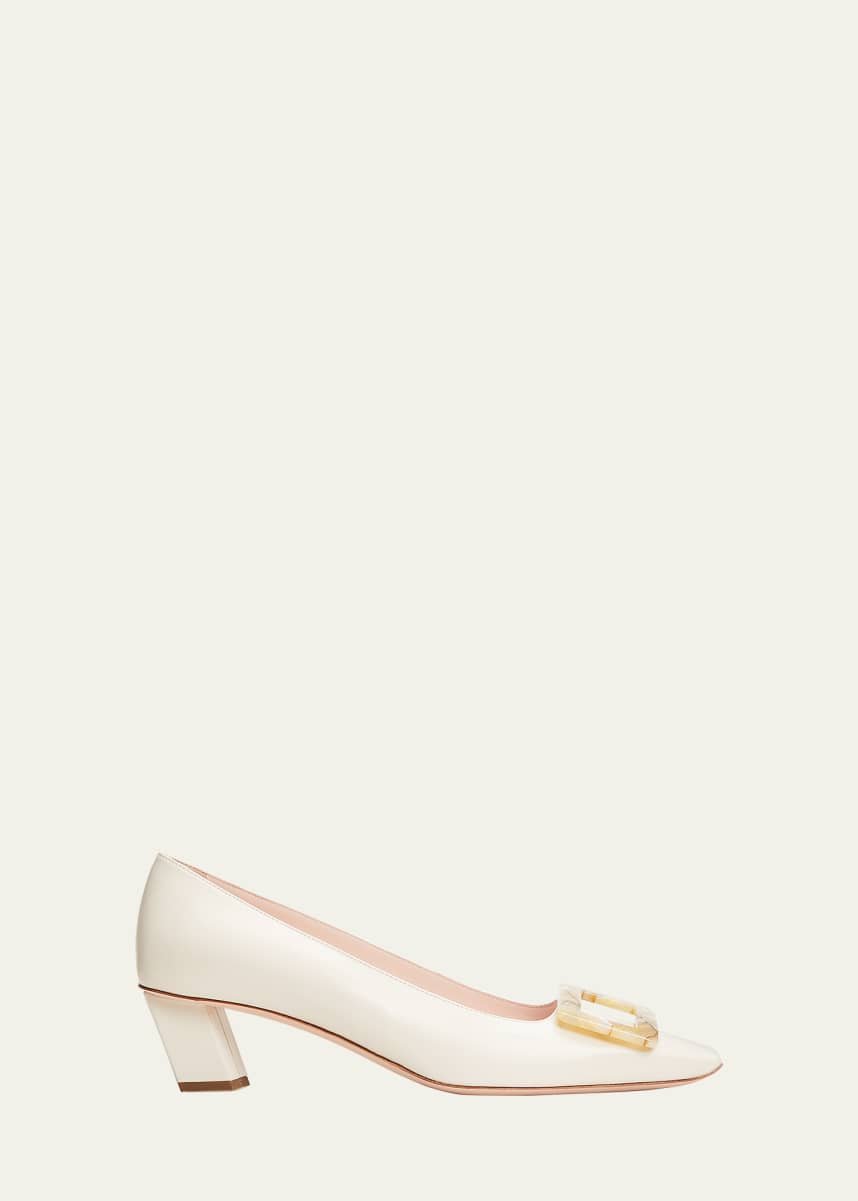 Roger Vivier Belle Vivier Buckle Ballerina Pumps