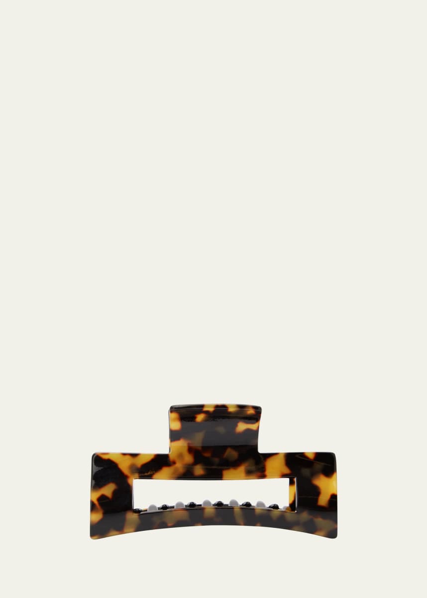 France Luxe Large Cutout Rectangle Jaw Hair Clip