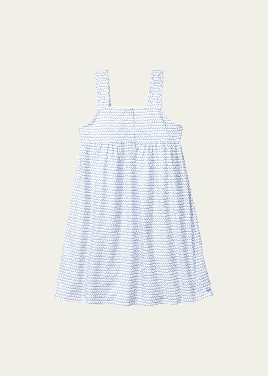Petite Plume Girl's La Mer Charlotte Nightgown, Size 6M-12