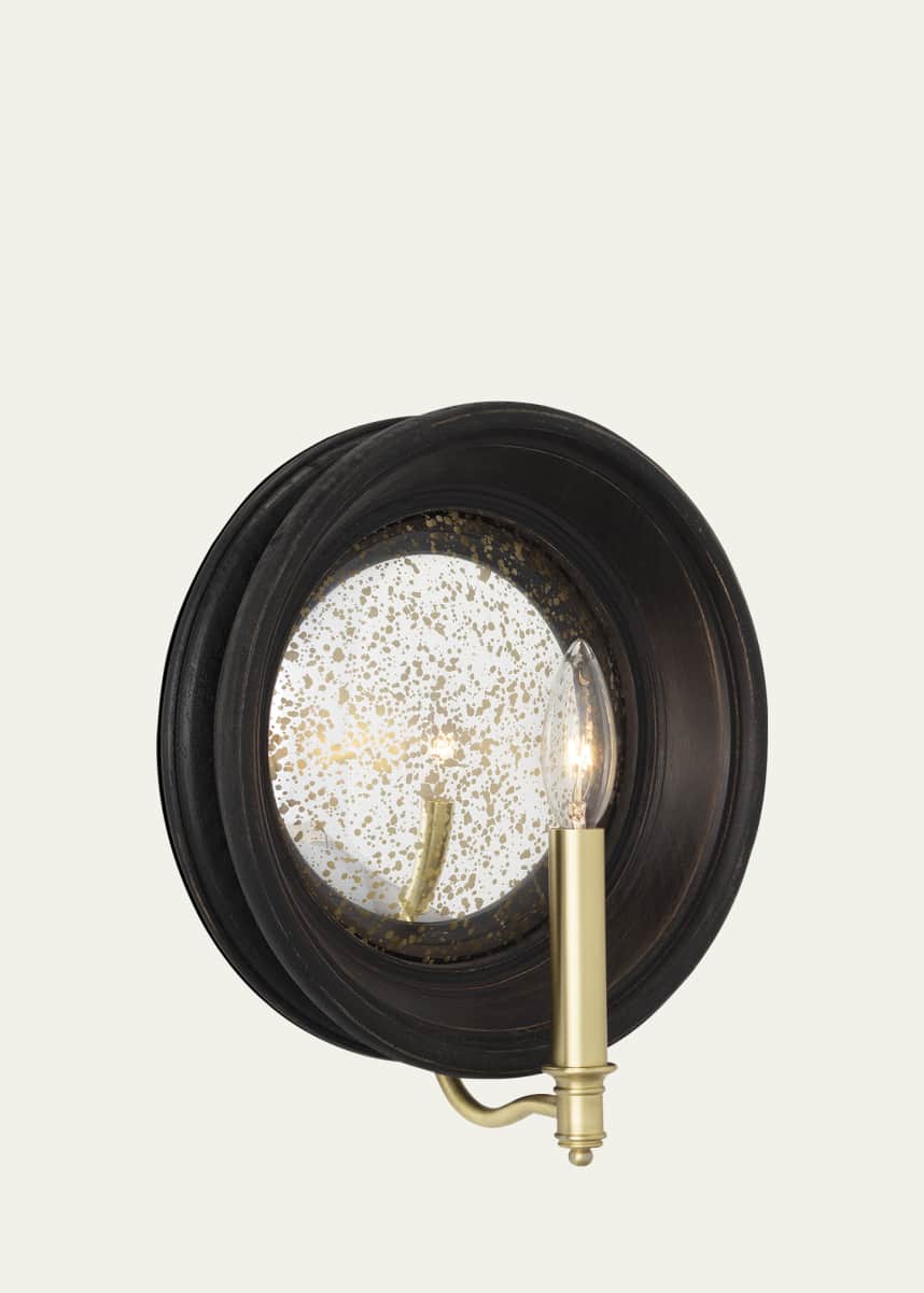 Regina Andrew Boundary Wood Sconce, Ebony