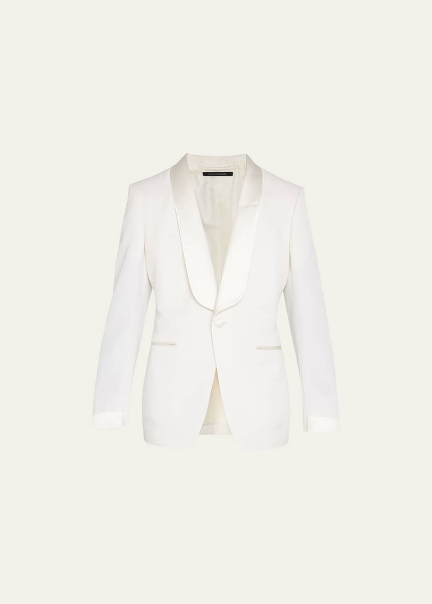 TOM FORD Men's Grain de Poudre Shawl Dinner Jacket