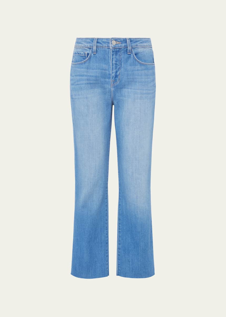 L'Agence Houston HR Crop Seam Wide Bayridge main image 0