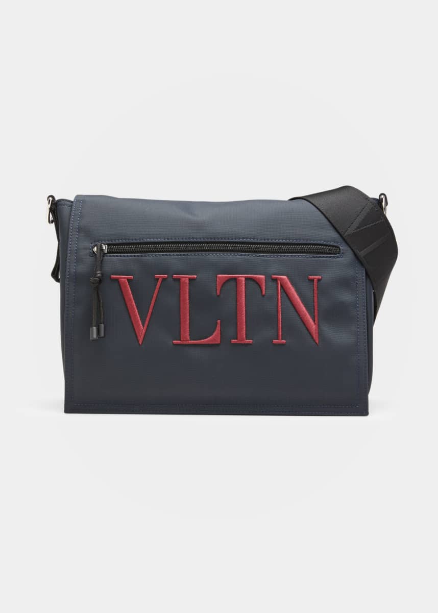 Valentino Garavani Men's Logo Messenger Bag