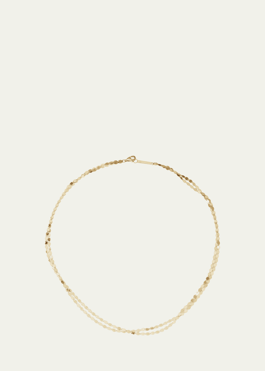 Lana Double Strand Petite Nude Choker