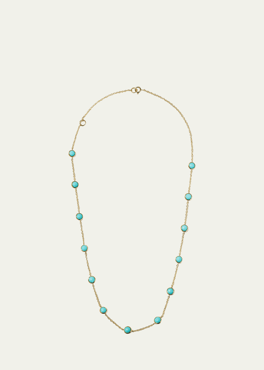 Ippolita 13-Stone Station Necklace in 18K Gold
