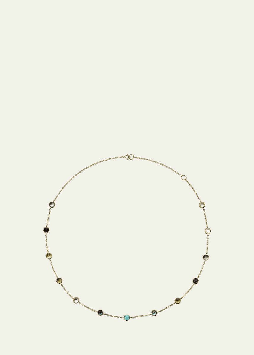 Ippolita 13-Stone Station Necklace in 18K Gold