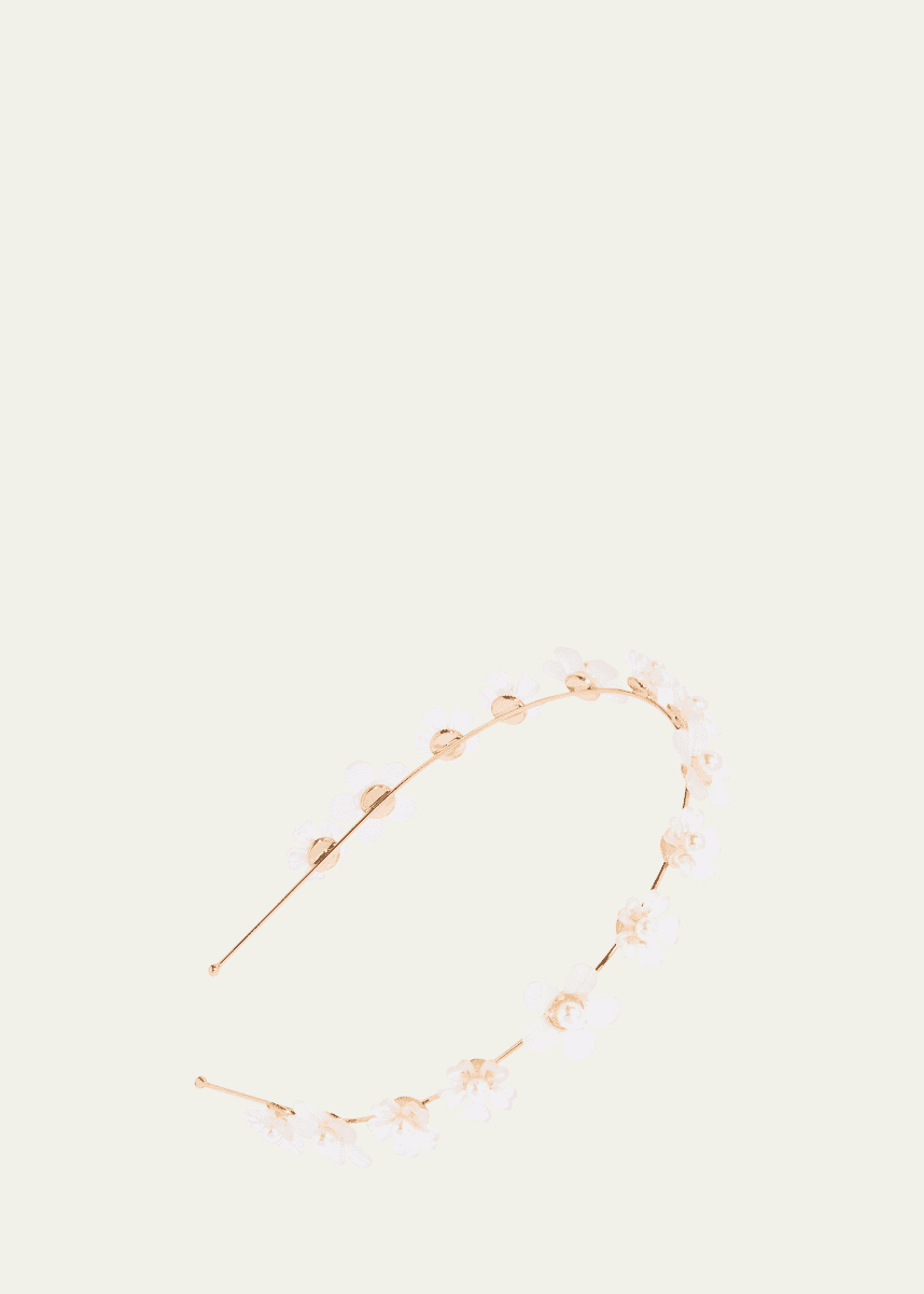 L. Erickson Summer Blooms Pearlescent Metal Headband