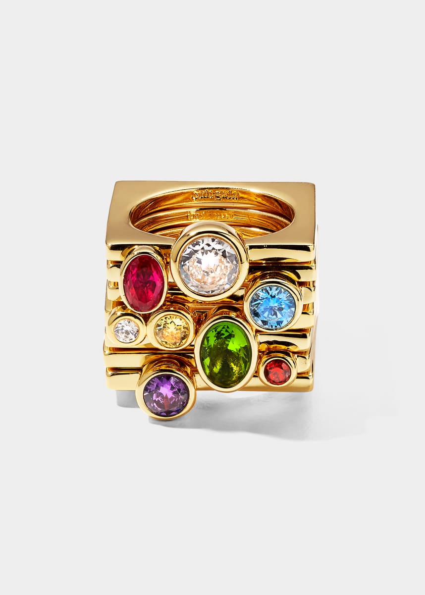 Cult Gaia Cosmia Rings, Set of 7 - Bergdorf Goodman
