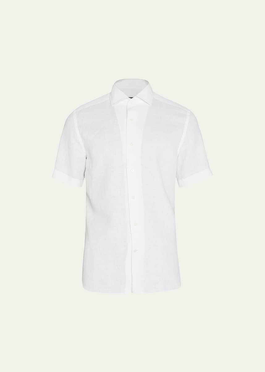 Corneliani Men's Cotton-Stretch Sport Shirt