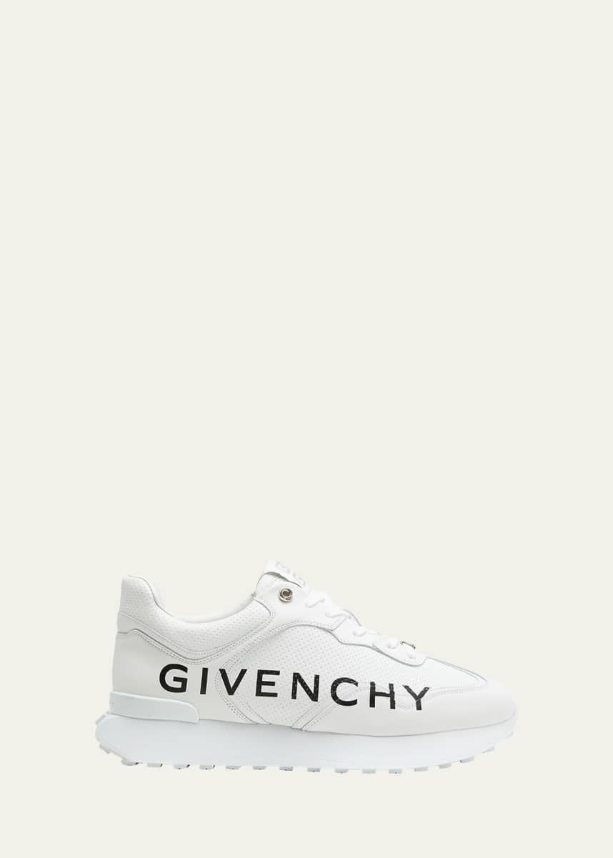 Givenchy Men's Giv Runner Leather Logo Sneakers