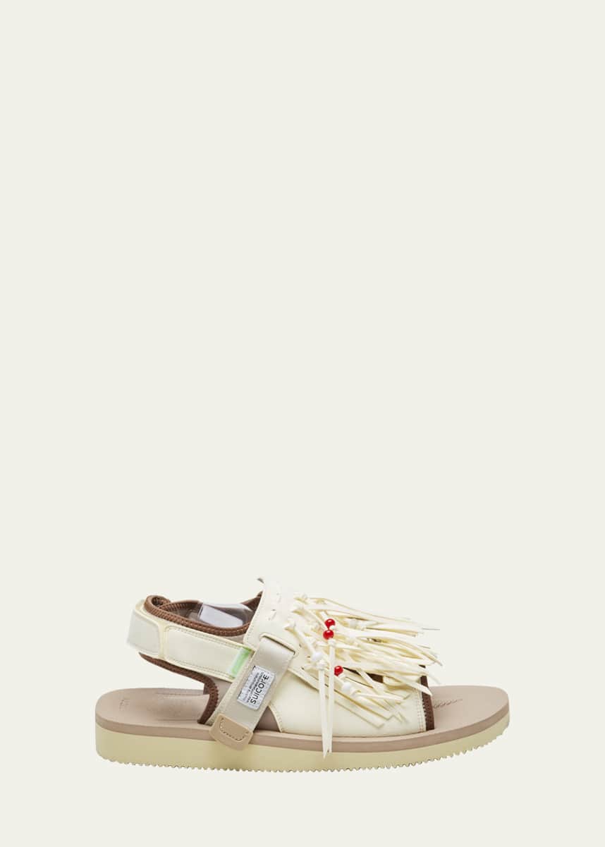 Suicoke Was 4AB Beaded Tassel Sporty Sandals