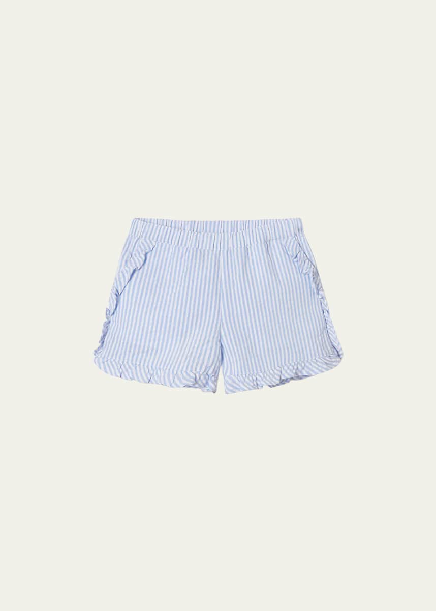 Classic Prep Childrenswear Girl's Milly Shorts - Seersucker, Size XS-XL
