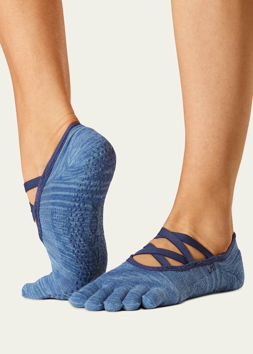 ToeSox Full Toe Bellarina Grip Sock Evolve