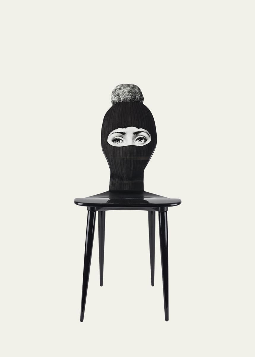 Fornasetti Lux Black Chair