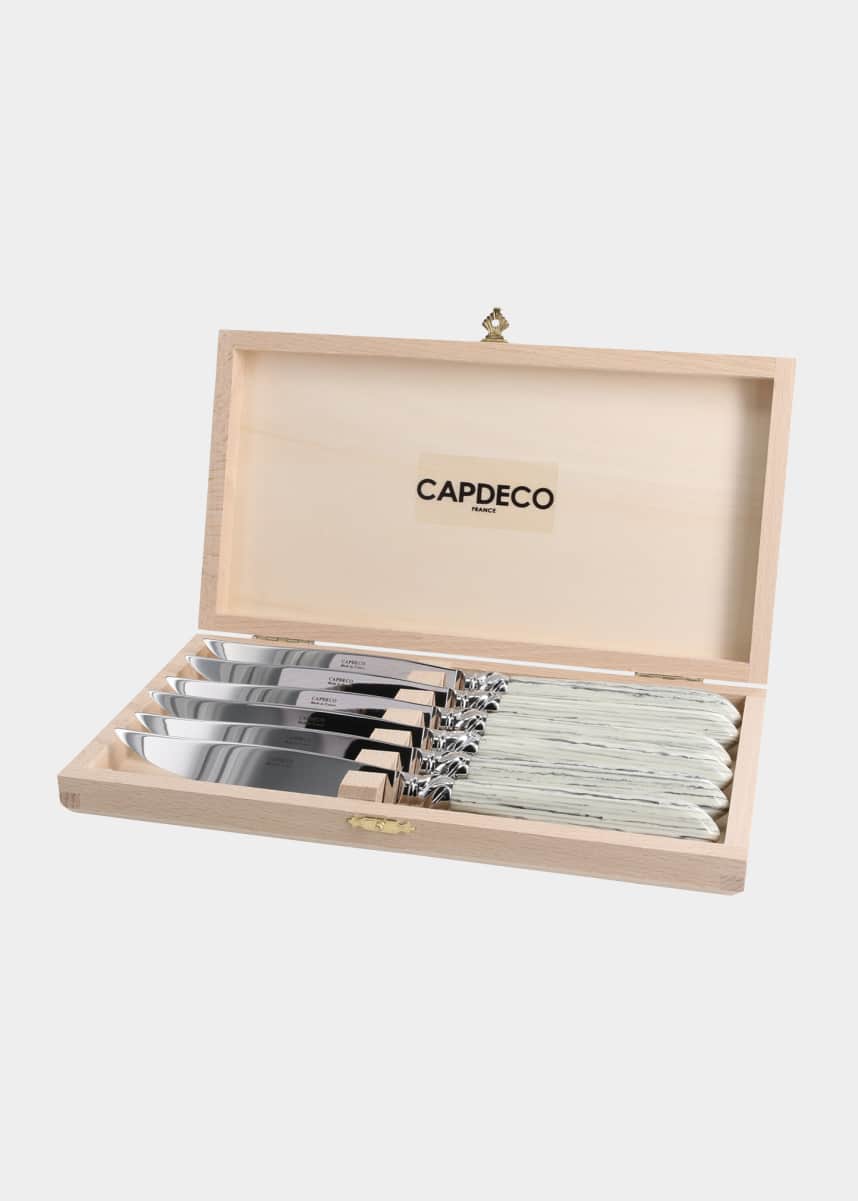 Capdeco Diana 6-Piece Steak Knives, Granite