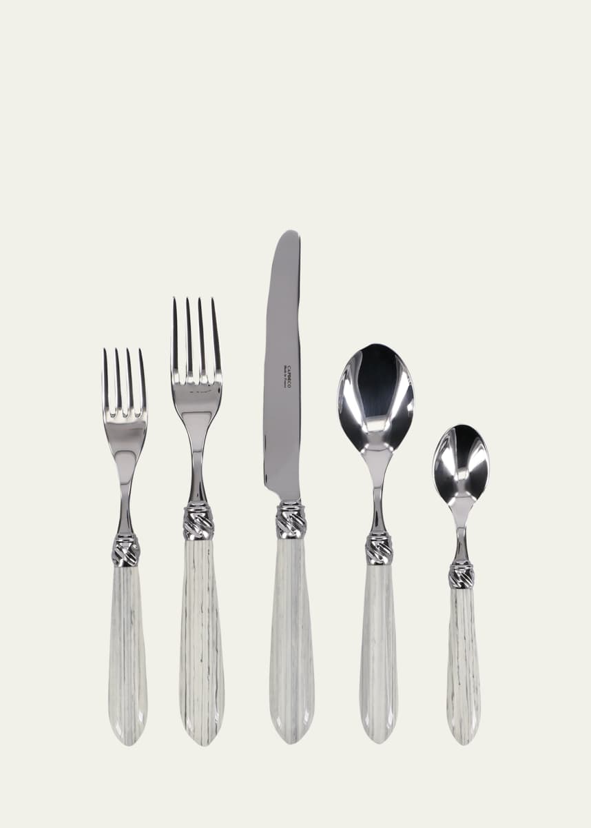 Capdeco Diana 5-Piece Place Setting, Granite