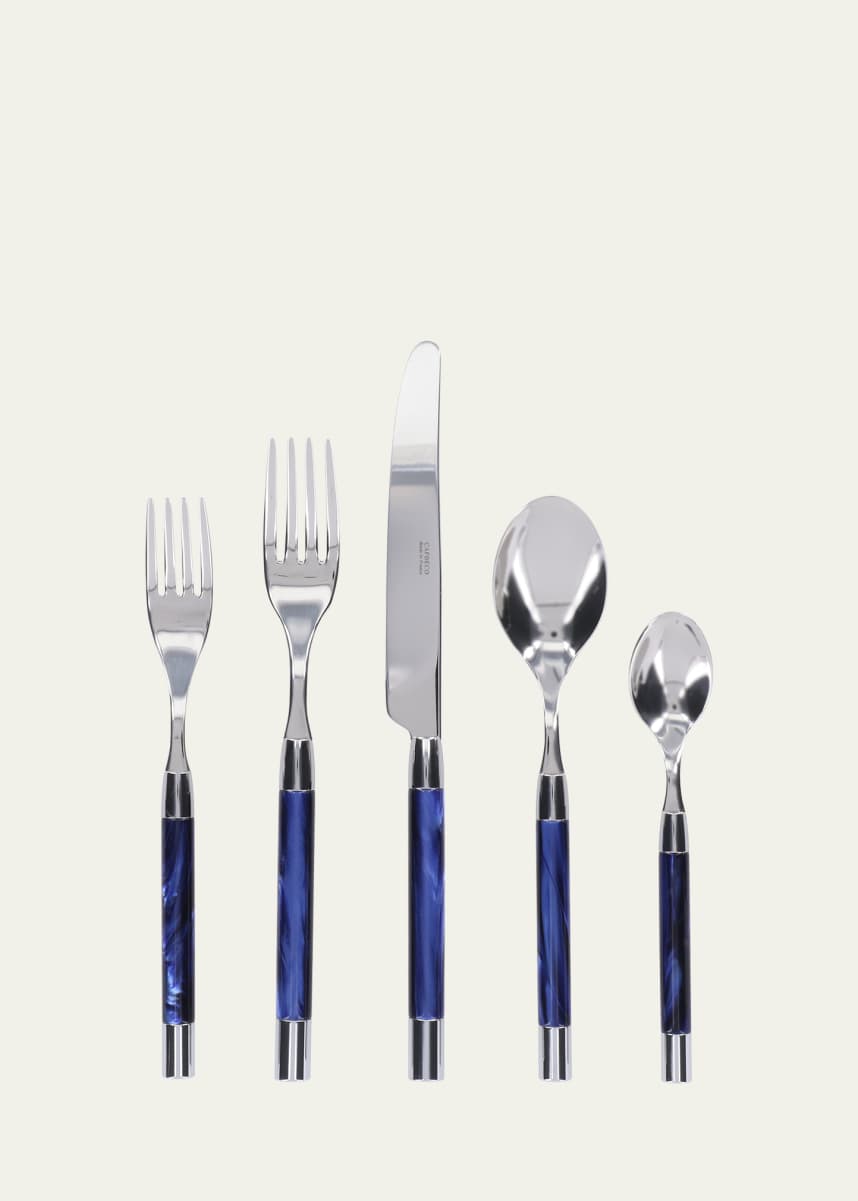 Capdeco Conty 5-Piece Place Setting, Blue