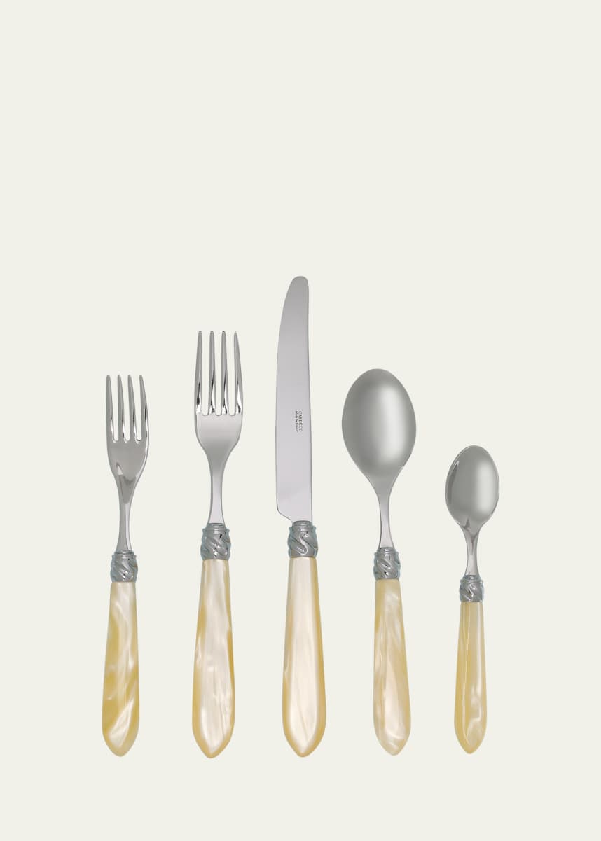 Capdeco Diana 5-Piece Place Setting, Pearl
